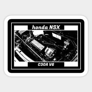 HONDA NSX ENGINE (Black Version) Sticker